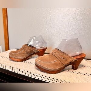 Michael Kors Tan Suede Mules